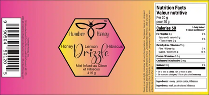 Honey Lemon and Hibiscus Drizzle image 1